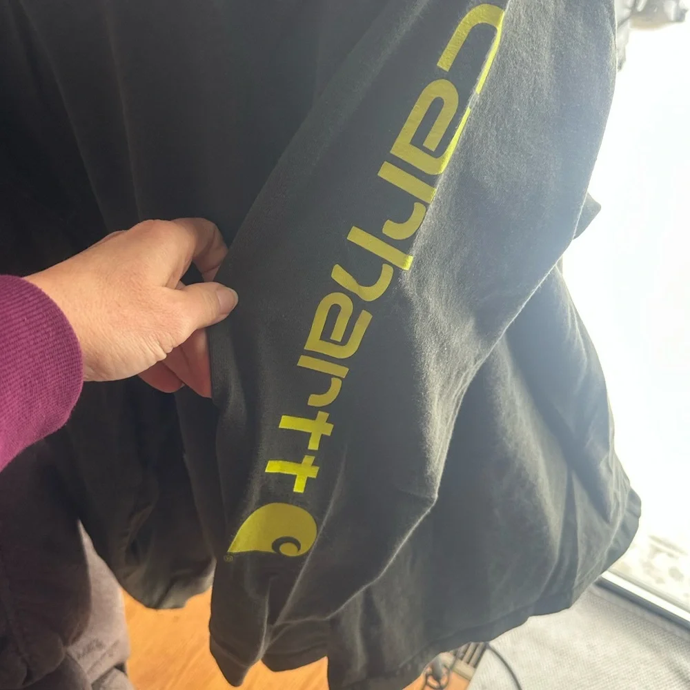 Carhartt Black Loose Fit Crewneck Sweatshirt - Picture 5 of 7